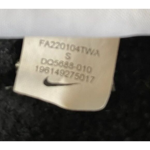 Nike Joggers Women's Small Sweatpants Black Embroidered Logo Activewear - Picture 14 of 14